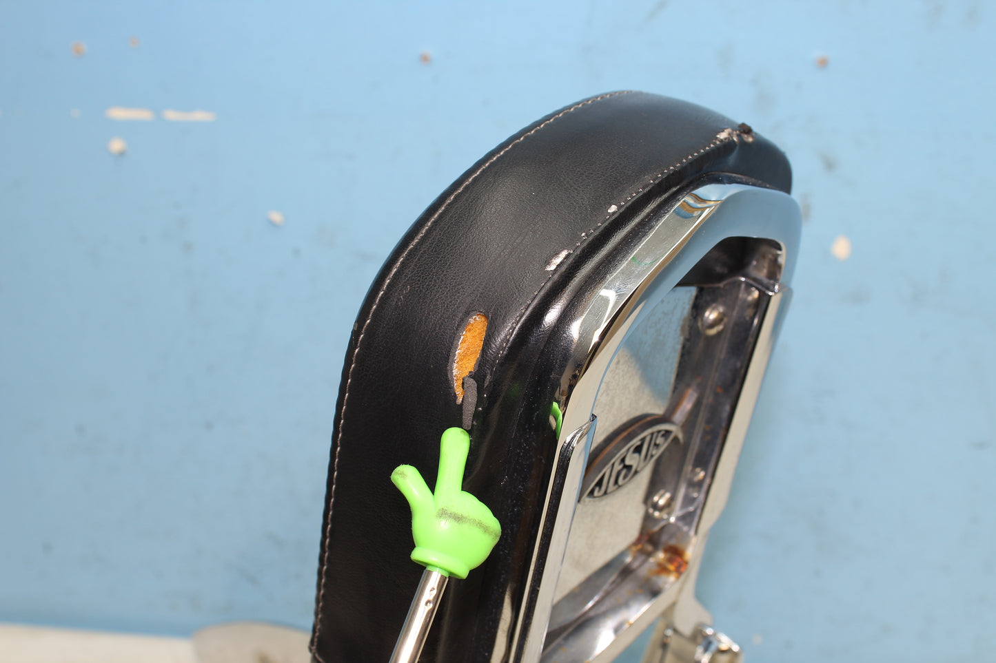 02-09 Yamaha V Star 1100 Silverado Sissy Bar Rear Passenger Back Rest