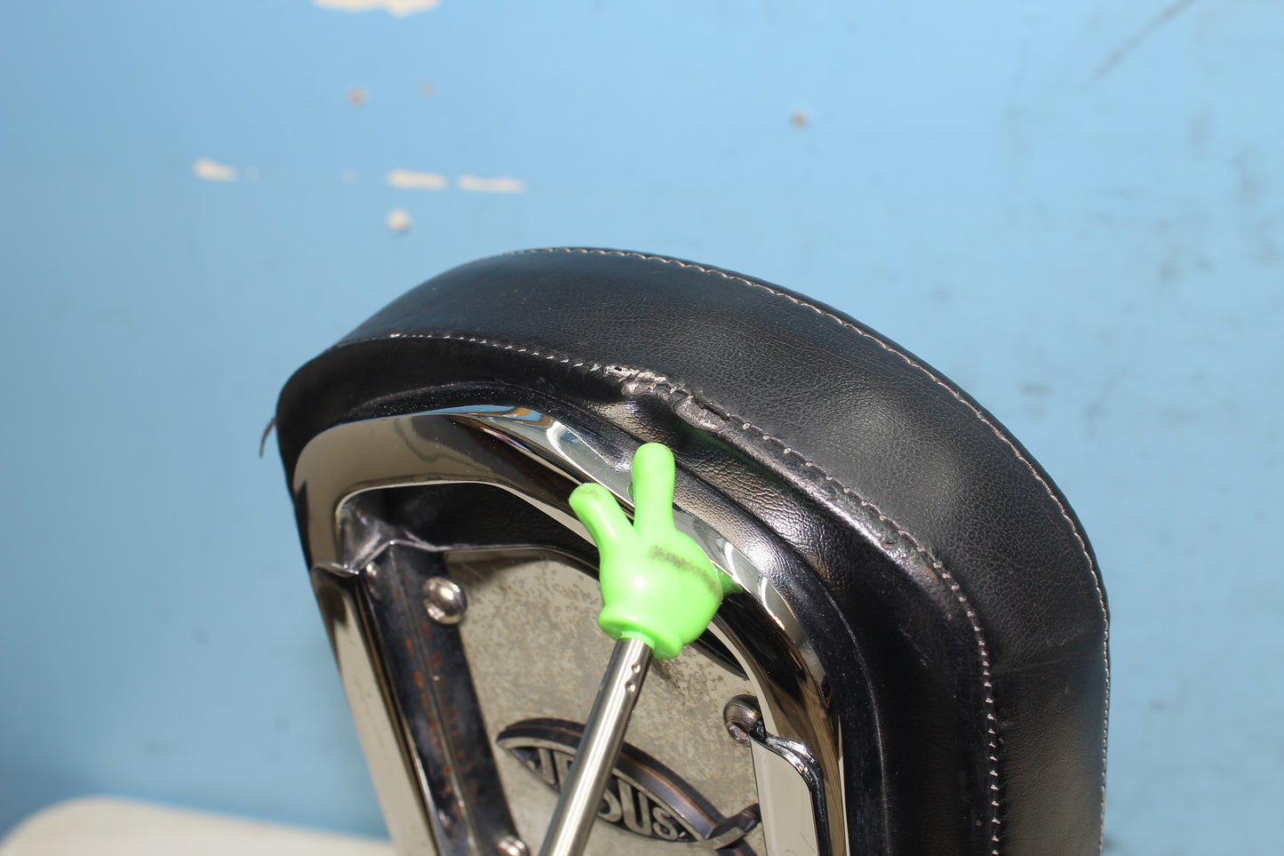 02-09 Yamaha V Star 1100 Silverado Sissy Bar Rear Passenger Back Rest