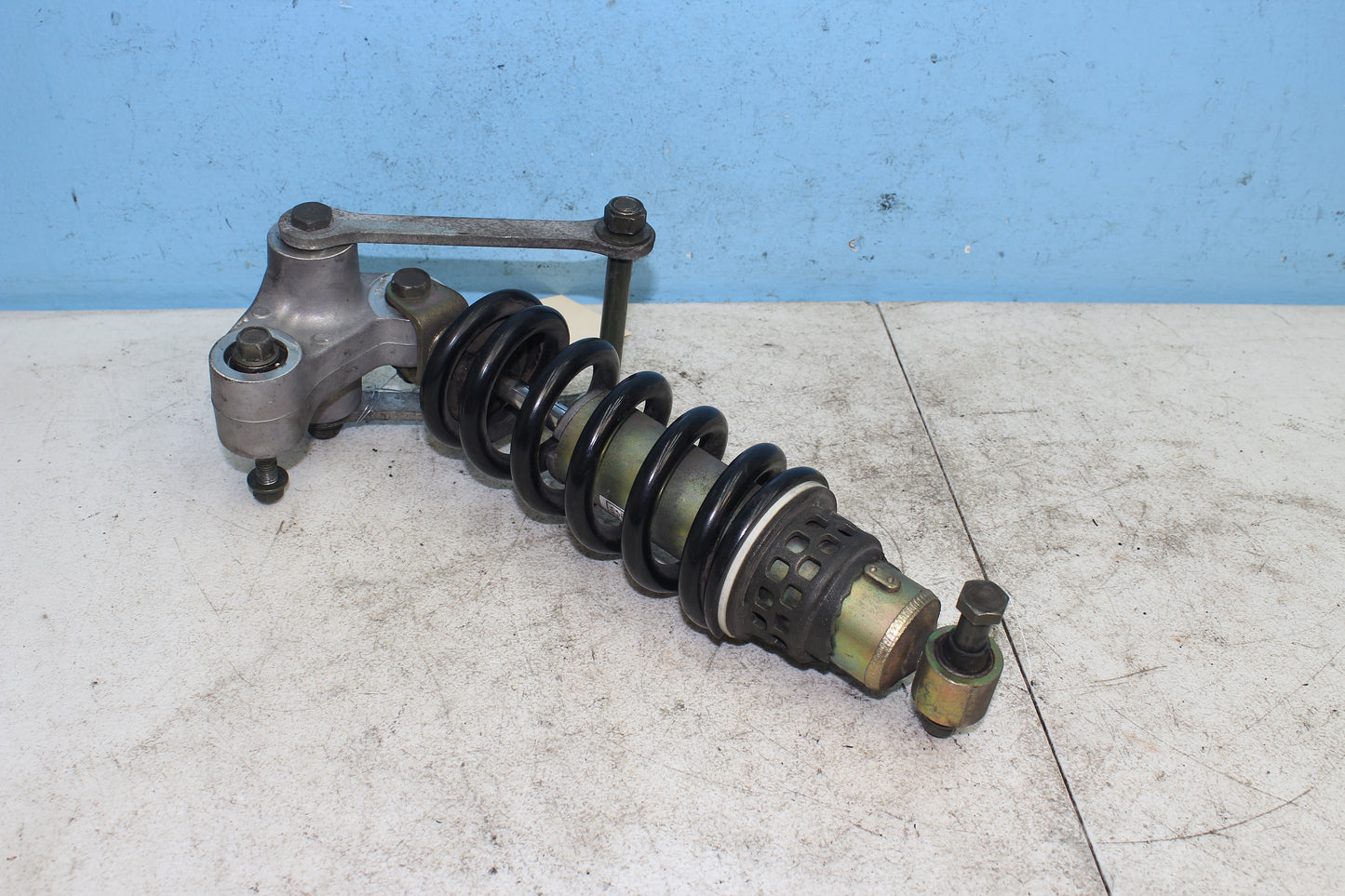 02-09 Yamaha V Star 1100 Silverado OEM Rear Shock w/ Linkage