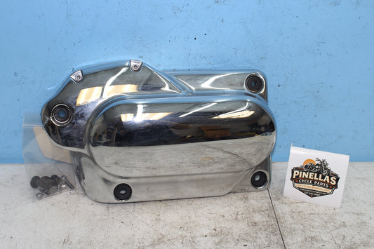 02-09 Yamaha V Star 1100 Silverado OEM Engine Cover Left Motor Trim Panel