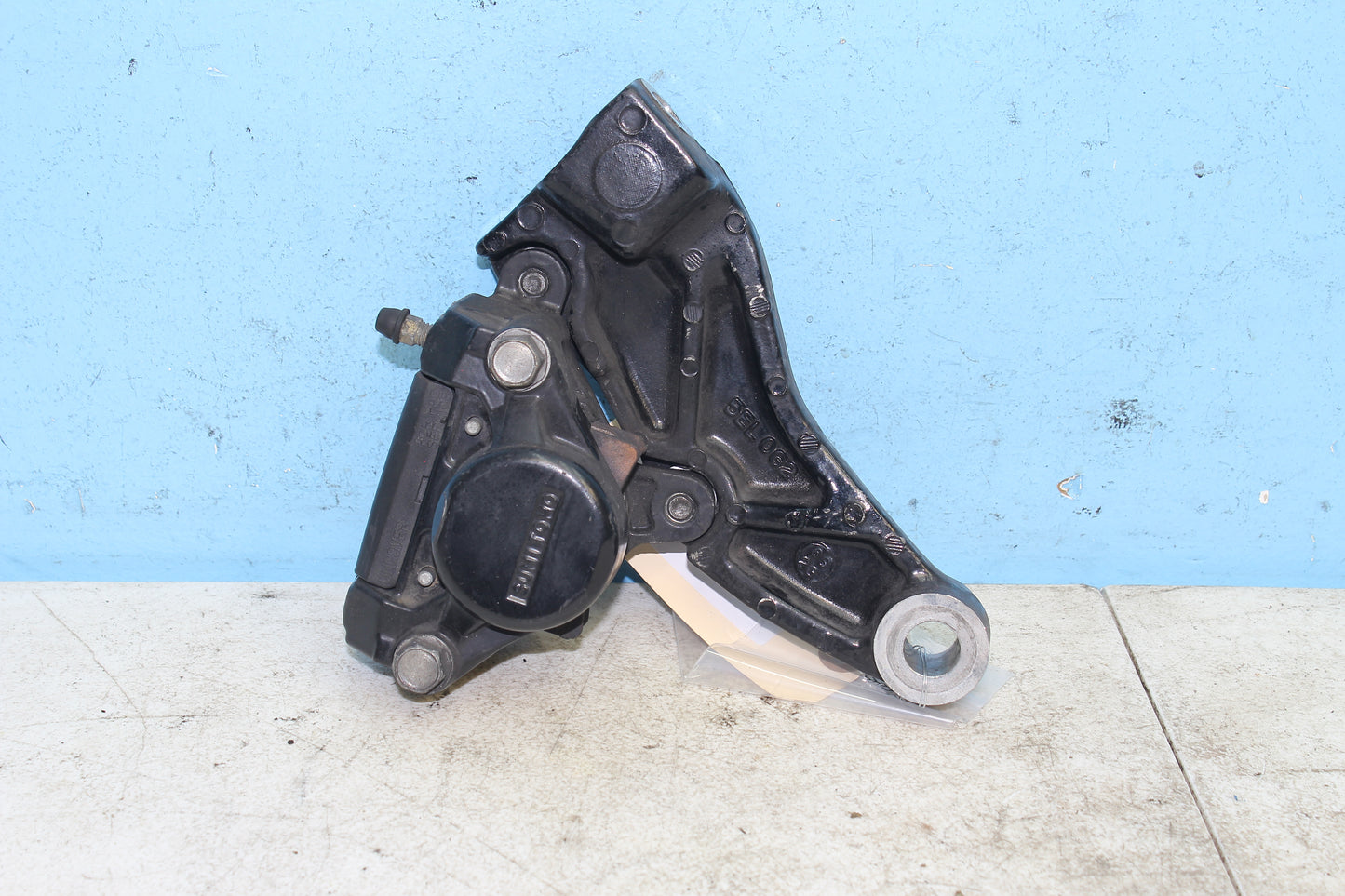 02-09 Yamaha V Star 1100 Silverado OEM Rear Brake Caliper w/ Mount Bracket