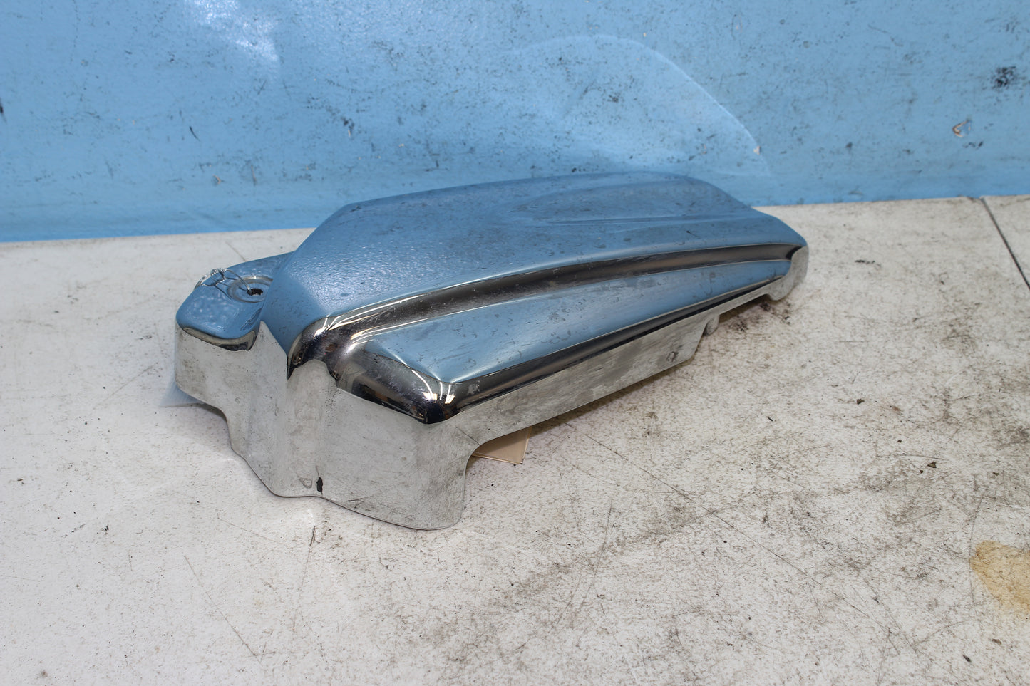 02-09 Yamaha V Star 1100 Silverado Rectifier Cover Right Side Lower Engine Cover