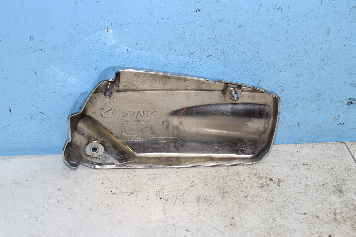 02-09 Yamaha V Star 1100 Silverado Rectifier Cover Right Side Lower Engine Cover