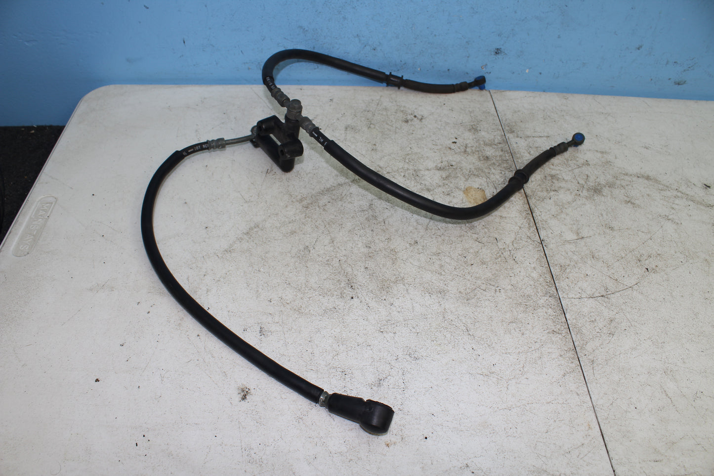 02-09 Yamaha V Star 1100 Silverado OEM Front Brake Lines Hose