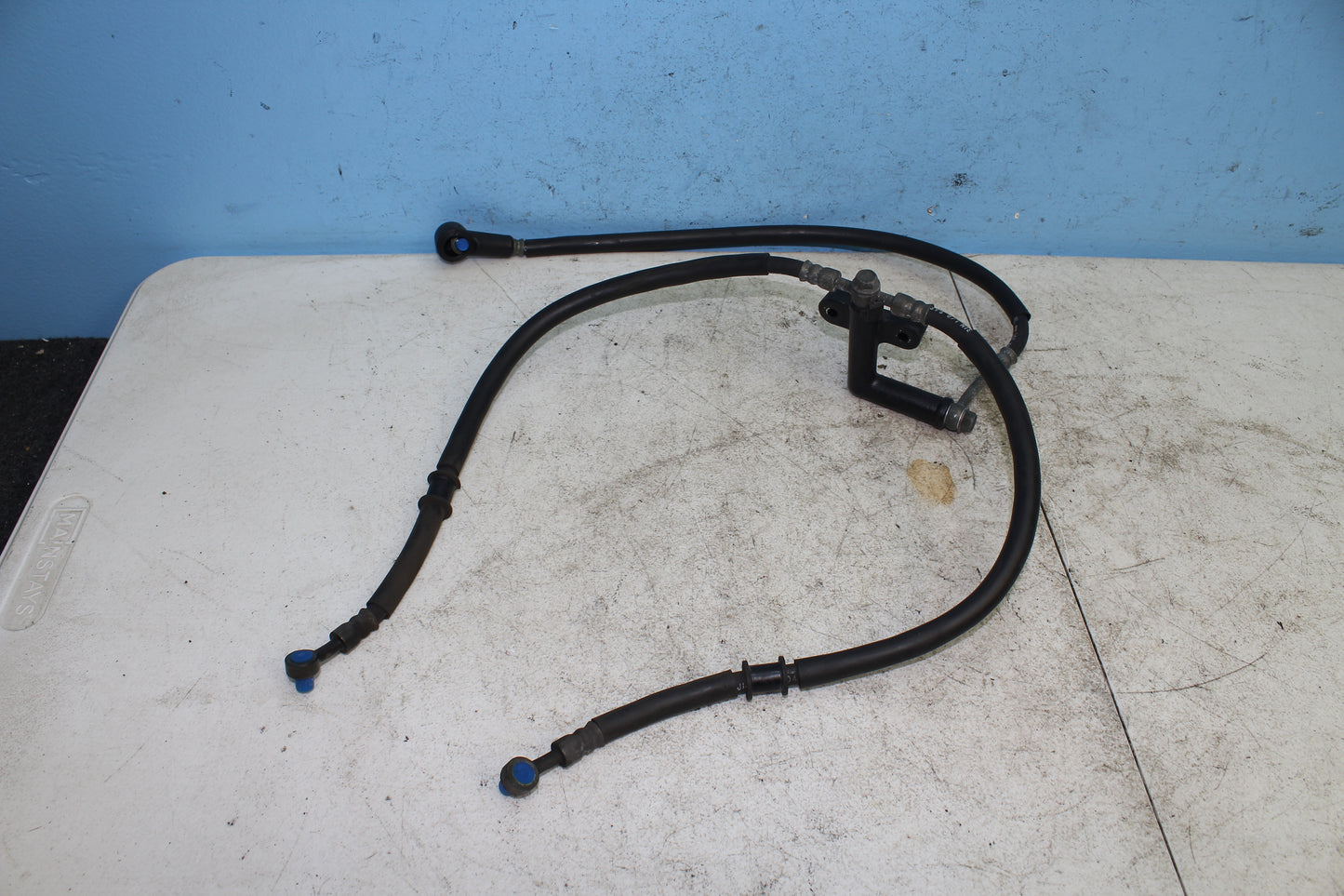 02-09 Yamaha V Star 1100 Silverado OEM Front Brake Lines Hose