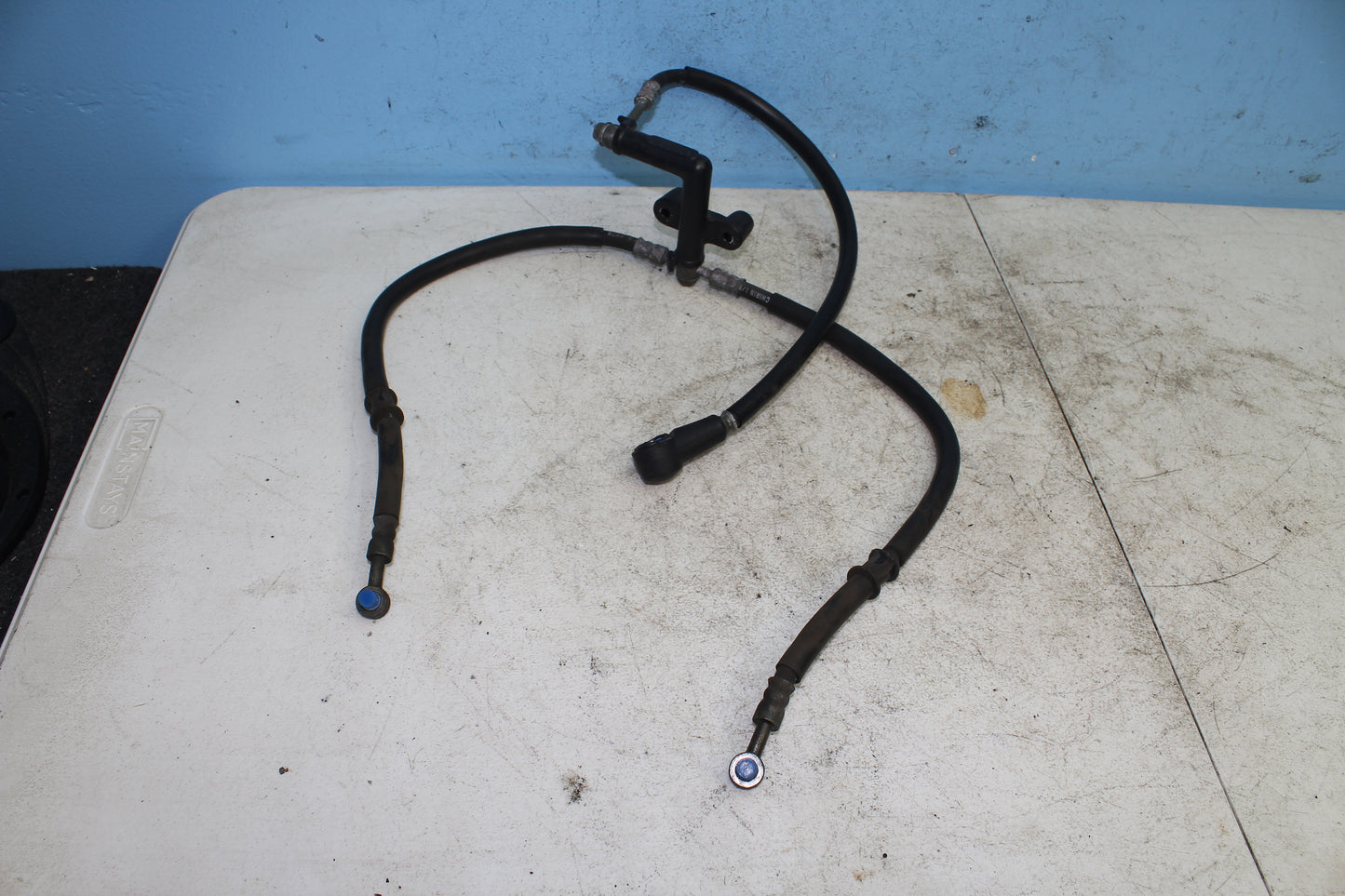 02-09 Yamaha V Star 1100 Silverado OEM Front Brake Lines Hose