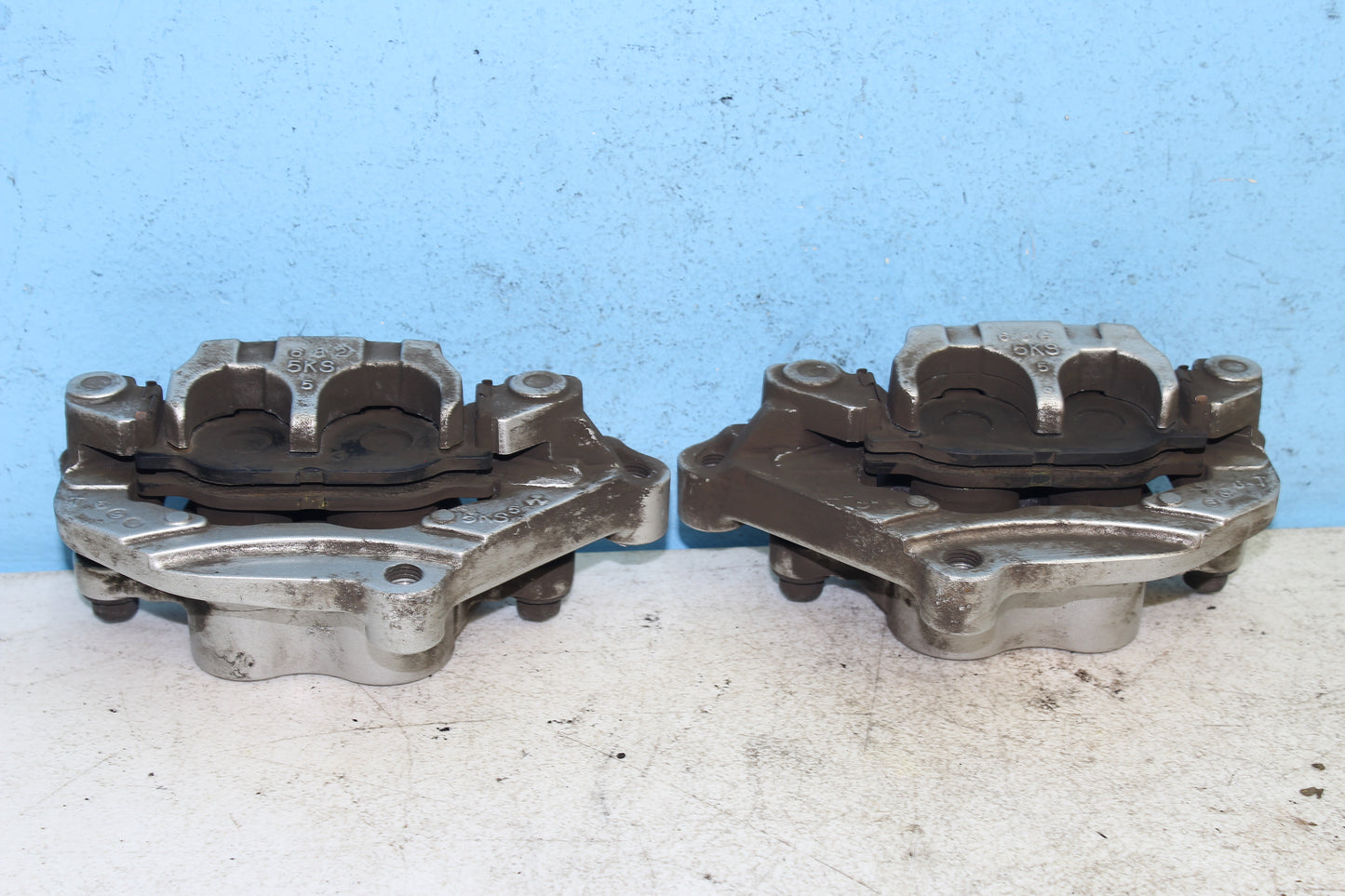 02-09 Yamaha V Star 1100 Silverado OEM Front Brake Calipers