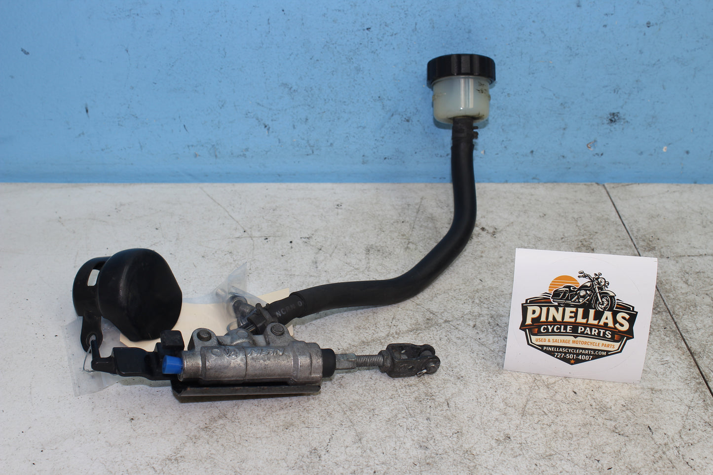 02-09 Yamaha V Star 1100 Silverado OEM Rear Brake Master Cylinder