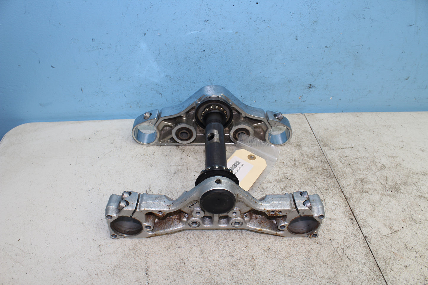 02-09 Yamaha V Star 1100 Silverado OEM Triple Tree Fork Clamp
