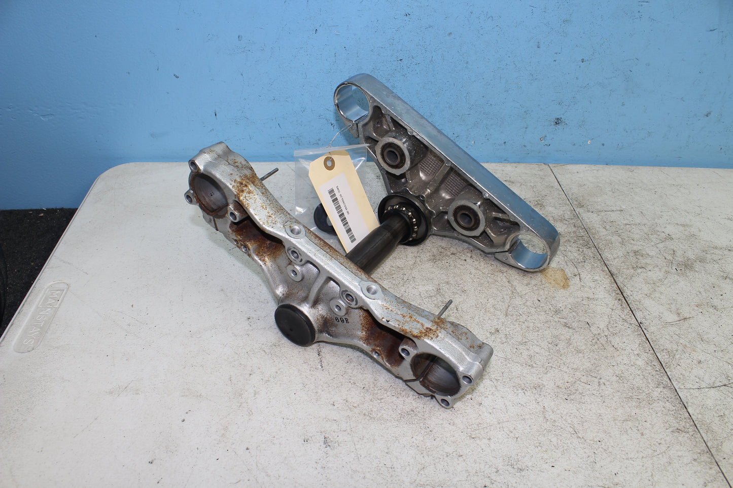 02-09 Yamaha V Star 1100 Silverado OEM Triple Tree Fork Clamp