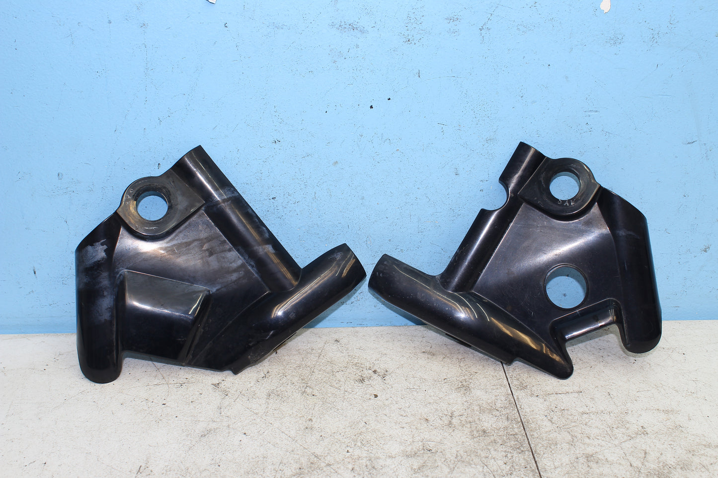 02-09 Yamaha V Star 1100 Silverado OEM Frame Neck Covers Bezel