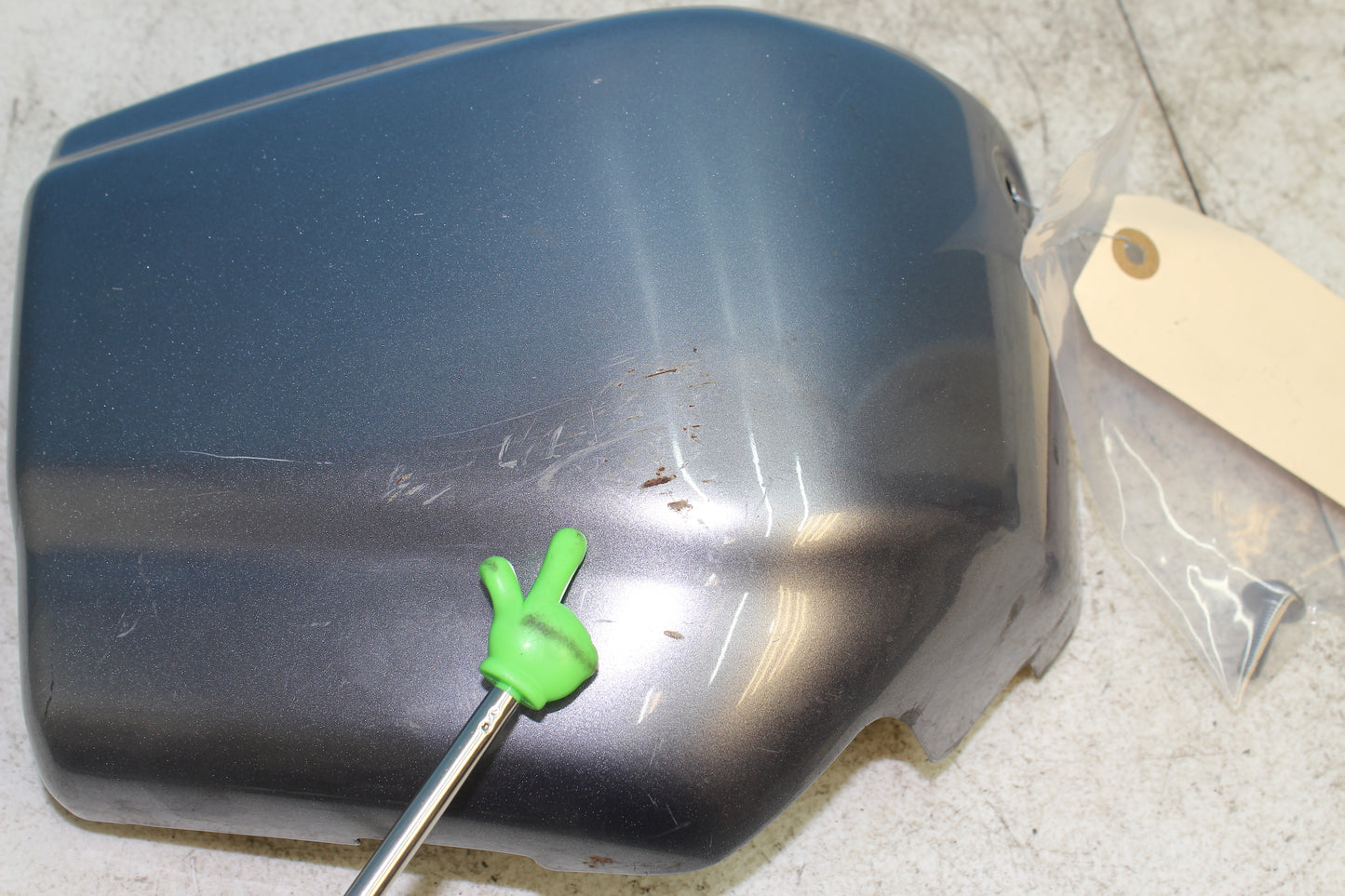 02-09 Yamaha V Star 1100 Silverado Right Frame Cover Side Battery Panel Fairing