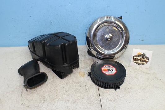 02-09 Yamaha V Star 1100 Silverado OEM Air Box Intake Assembly