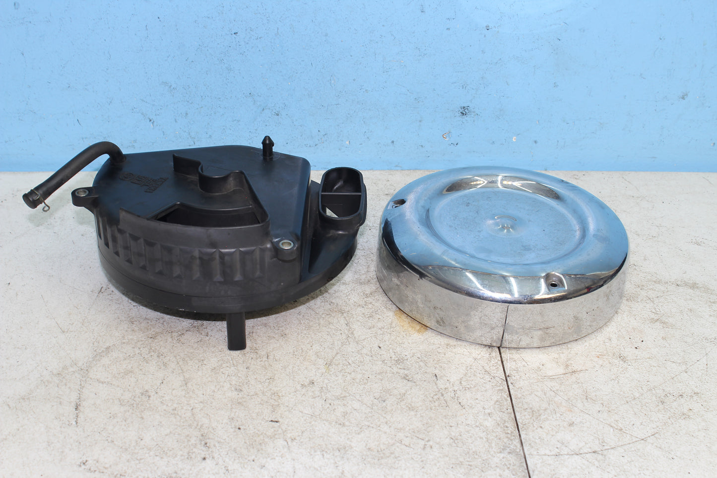 02-09 Yamaha V Star 1100 Silverado OEM Air Box Intake Assembly