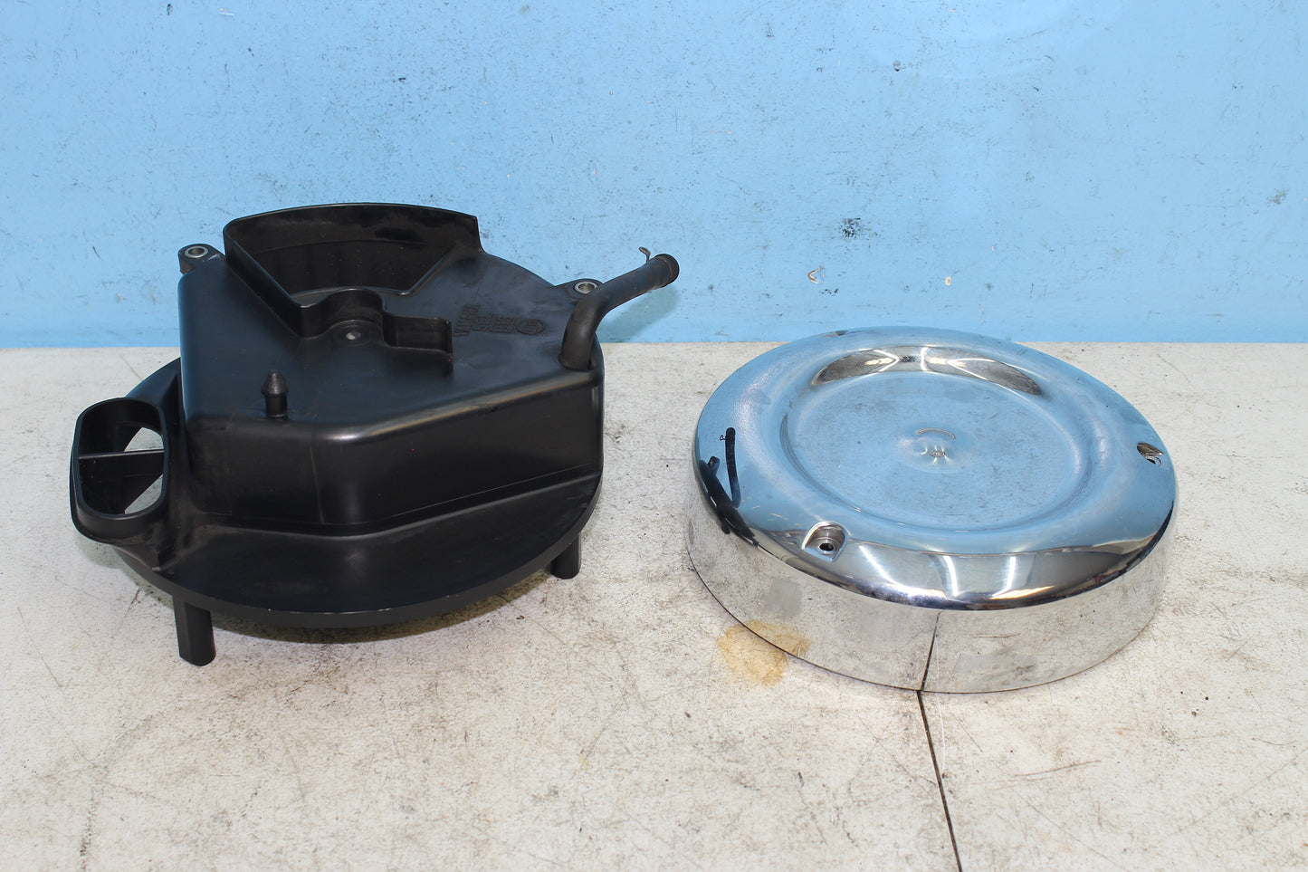 02-09 Yamaha V Star 1100 Silverado OEM Air Box Intake Assembly