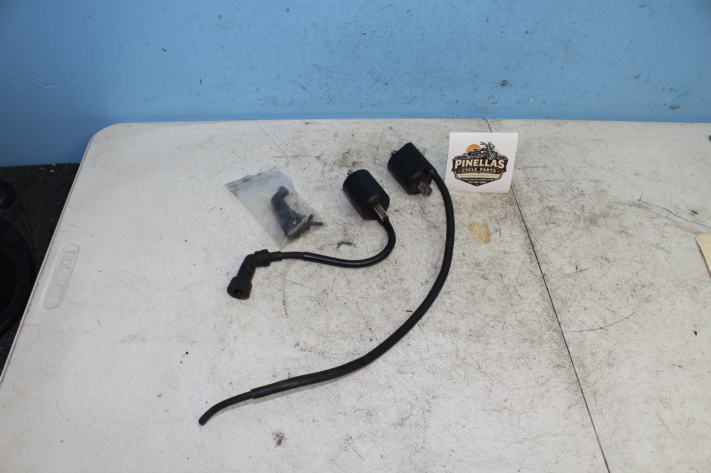 02-09 Yamaha V Star 1100 Silverado OEM Coil packs (Pair) *DMG WIRE*