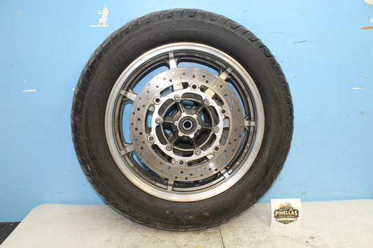 02-09 Yamaha V Star 1100 Silverado OEM Front Wheel *Straight* 5KS-25168-00-MA