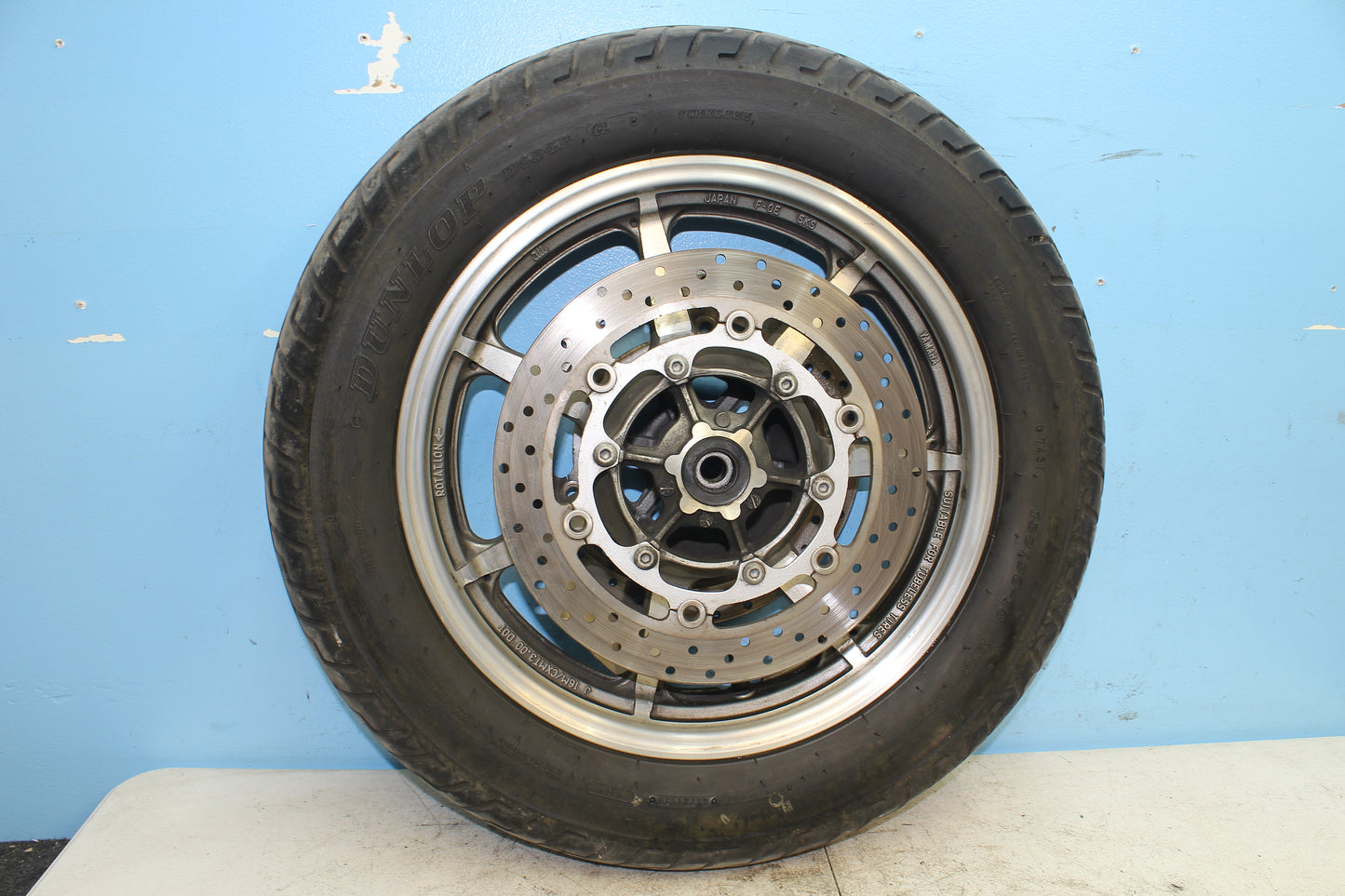 02-09 Yamaha V Star 1100 Silverado OEM Front Wheel *Straight* 5KS-25168-00-MA
