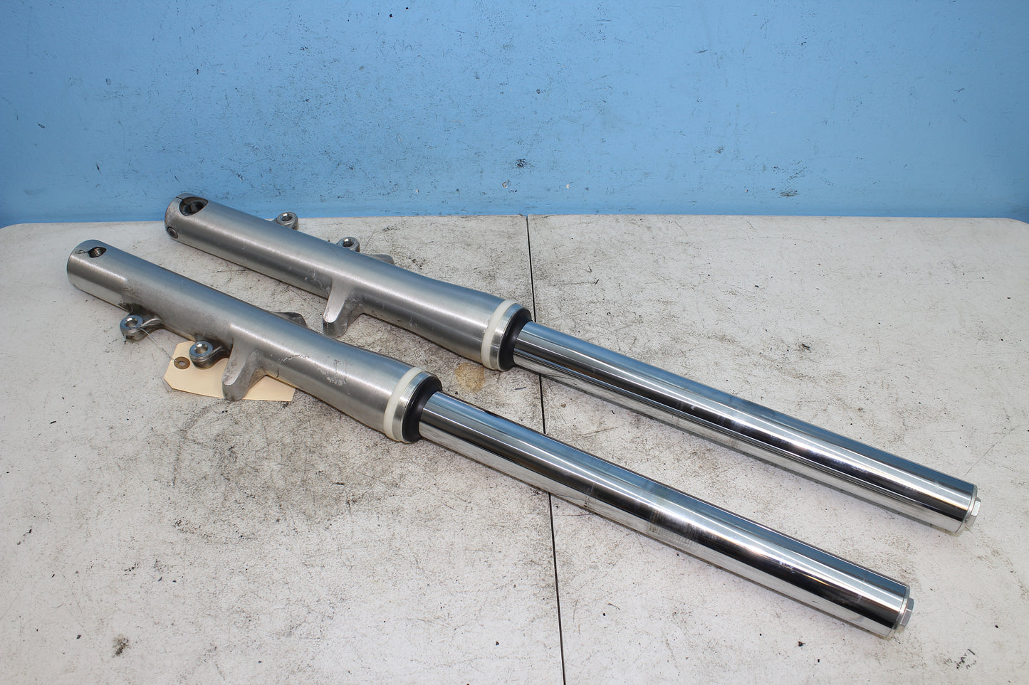 02-09 Yamaha V Star 1100 Silverado OEM Forks Left Right Legs Tubes