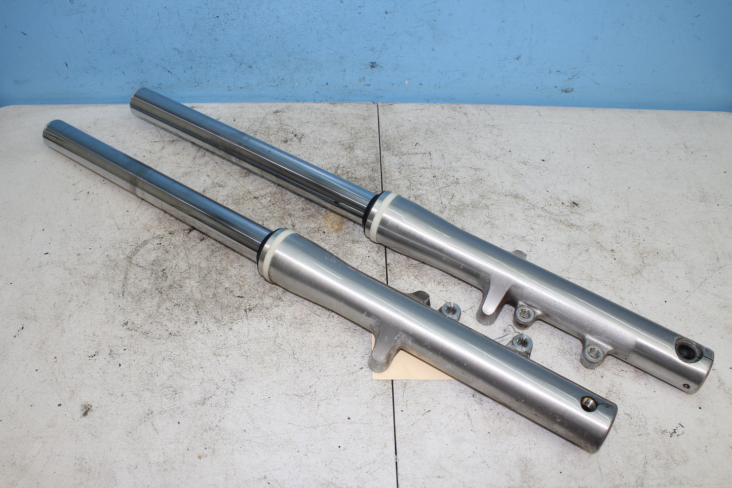 02-09 Yamaha V Star 1100 Silverado OEM Forks Left Right Legs Tubes