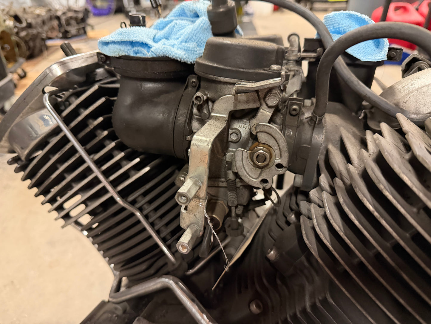 02-09 Yamaha V Star 1100 Silverado Complete Engine Motor Transmission PARTS ONLY