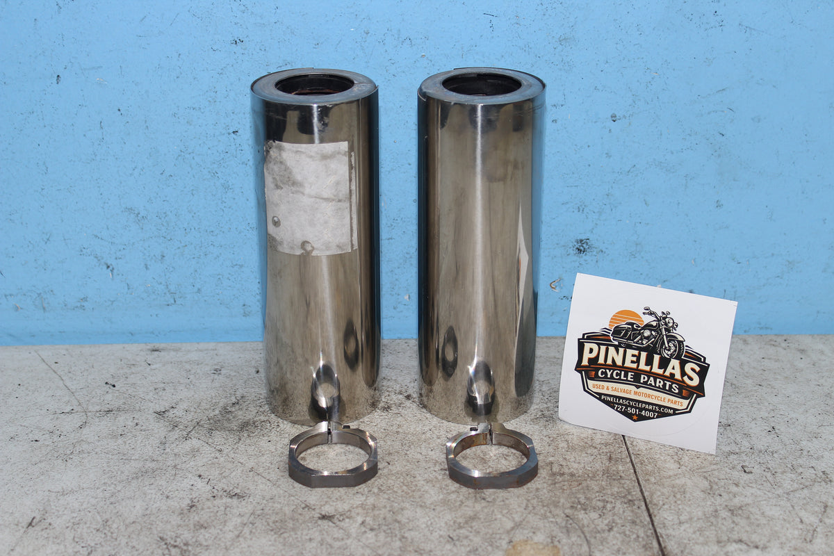 01-04 Suzuki Intruder Volusia VL800 OEM Fork Tube Covers Left Right