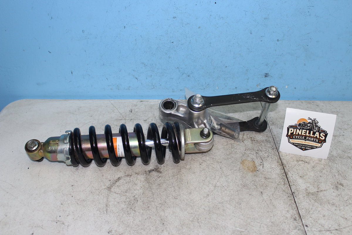 01-04 Suzuki Intruder Volusia VL800 OEM Rear Shock Absorber w/ Linkage Spring
