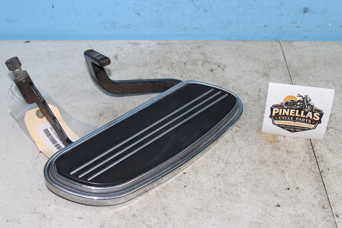 99-06 Harley Road King Custom FLHRSI Left Floorboard Driver Foot Rest Board