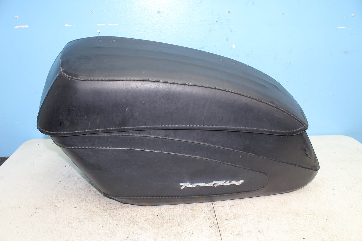 99-06 Harley Road King Custom FLHRSI Left Saddlebag Luggage Storage Box *DMG*