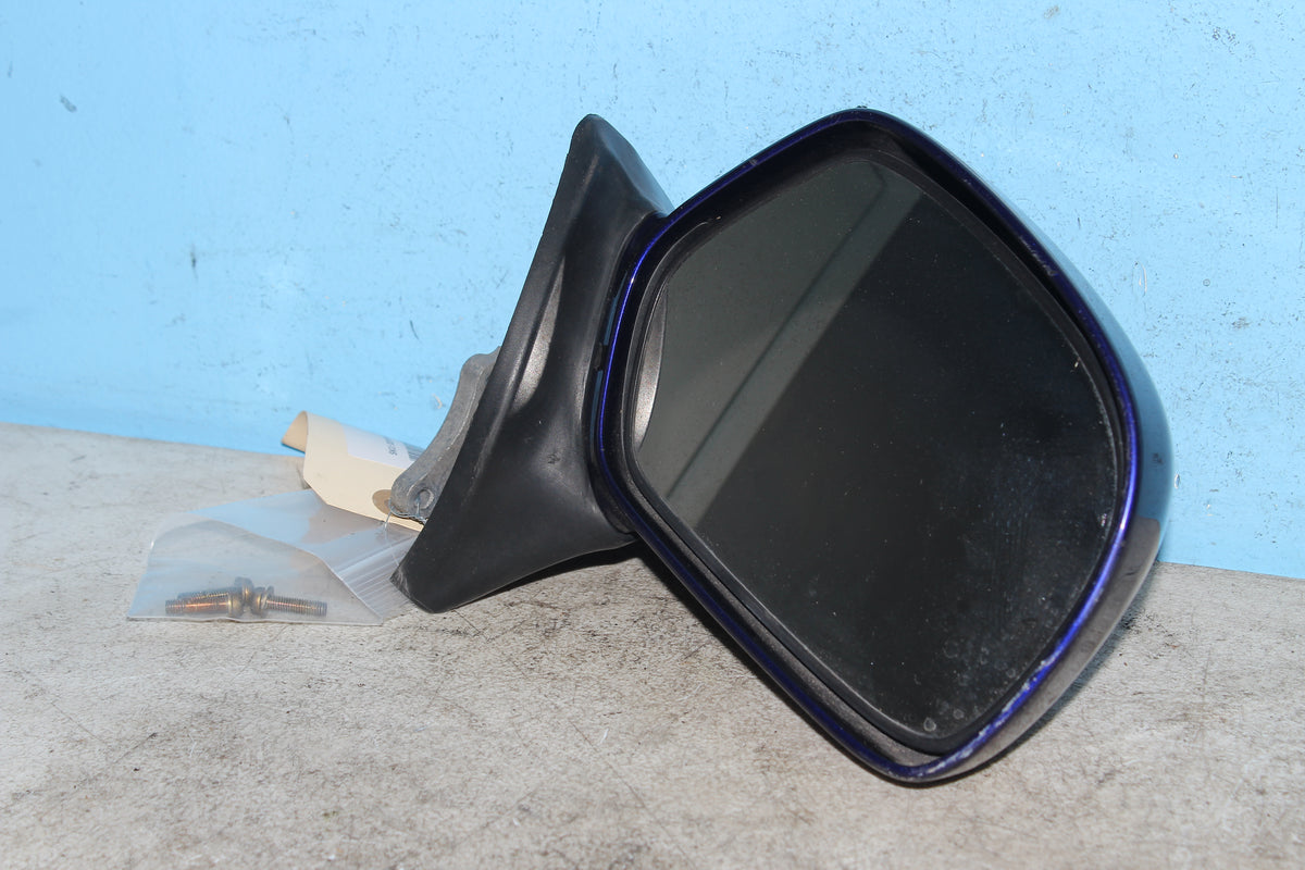 01-10 Honda Goldwing GL1800 Right Mirror Glass Turn Signal Blue *DMG*