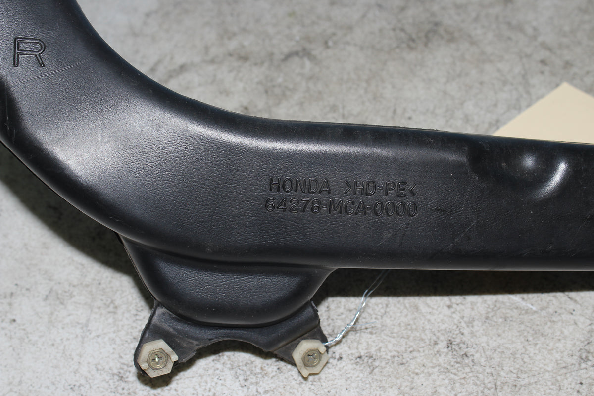 01-10 Honda Goldwing GL1800 Right Side Air Duct Intake Lower Tube 64278-MCA-0000