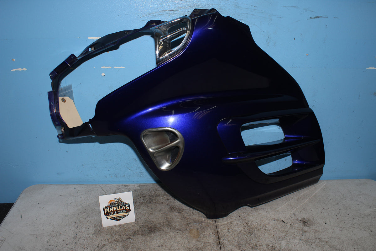 01-10 Honda Goldwing GL1800 Left Side Fairing Cowl Panel Blue Body Cover Plastic