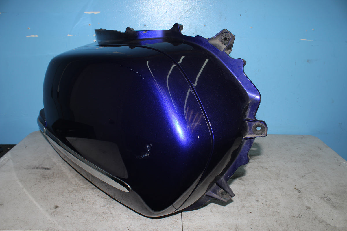 01-10 Honda Goldwing GL1800 Right Saddlebag Storage Box Luggage Bag Blue