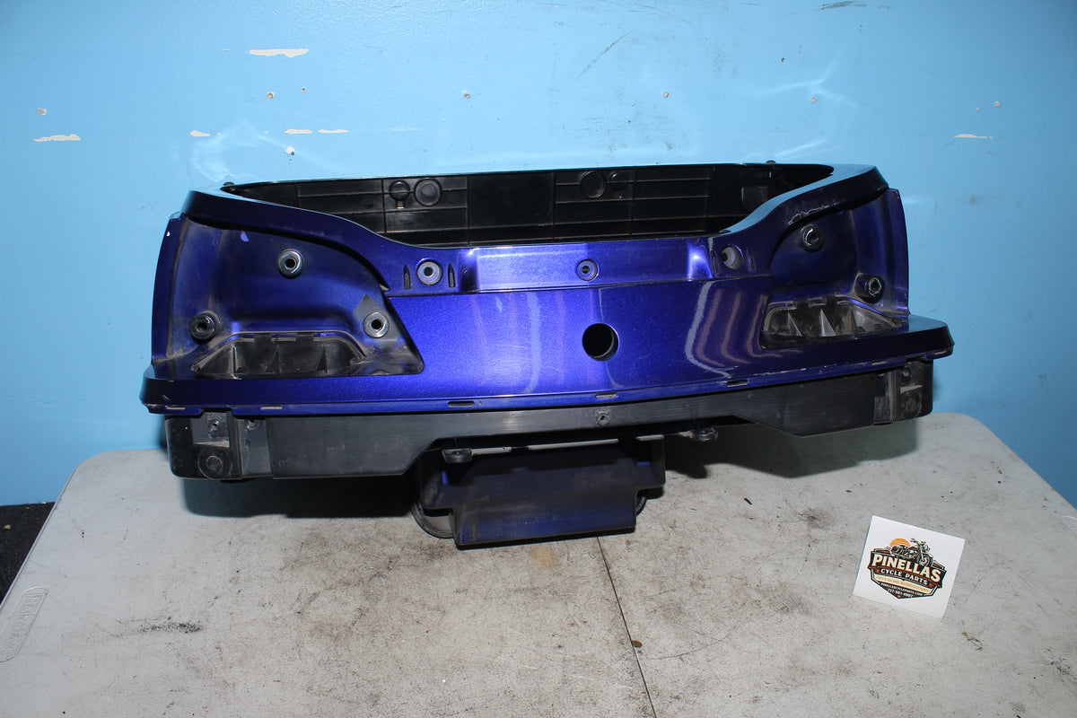 01-10 Honda Goldwing GL1800 Trunk Base Housing Rear Box Storage Luggage Blue