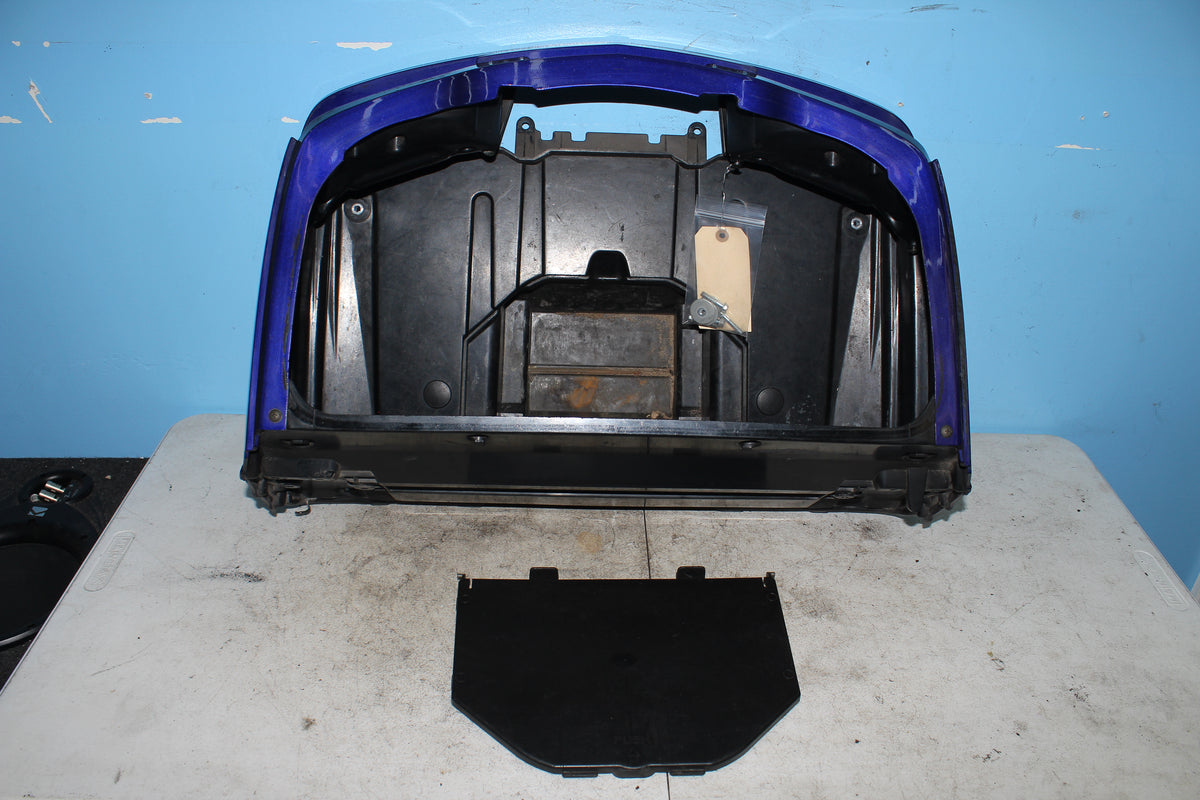 01-10 Honda Goldwing GL1800 Trunk Base Housing Rear Box Storage Luggage Blue