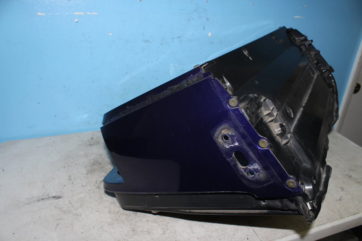 01-10 Honda Goldwing GL1800 Trunk Base Housing Rear Box Storage Luggage Blue