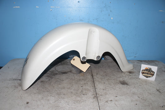 05-09 Suzuki Boulevard C50T VL800 Front Fender Wheel Cover Mud Guard White