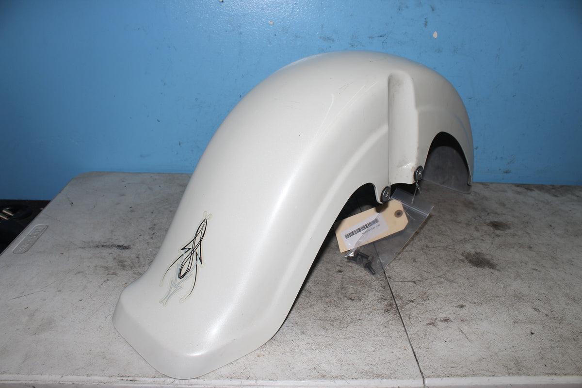 05-09 Suzuki Boulevard C50T VL800 Front Fender Wheel Cover Mud Guard White