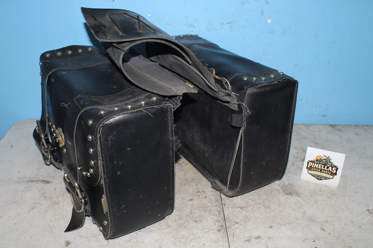 05-09 Suzuki Boulevard C50T VL800 Saddlebags Aftermarket Leather Storage Luggage
