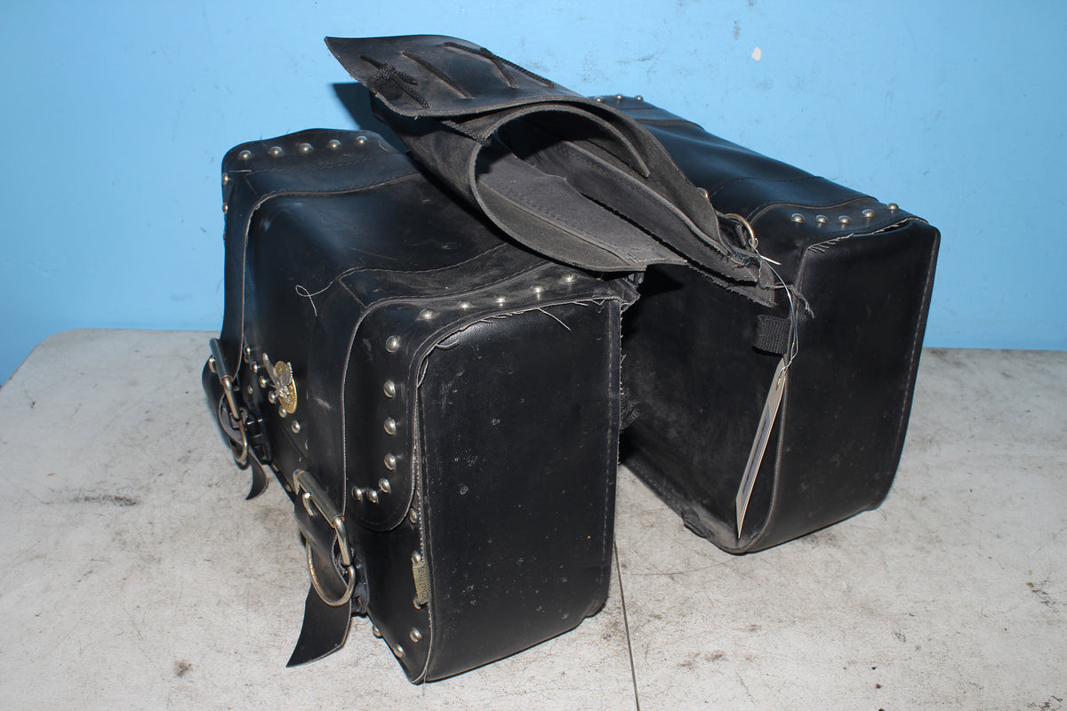 05-09 Suzuki Boulevard C50T VL800 Saddlebags Aftermarket Leather Storage Luggage