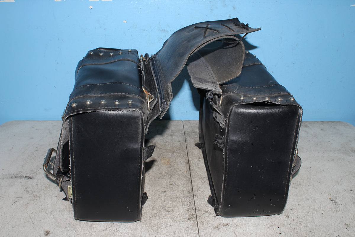 05-09 Suzuki Boulevard C50T VL800 Saddlebags Aftermarket Leather Storage Luggage