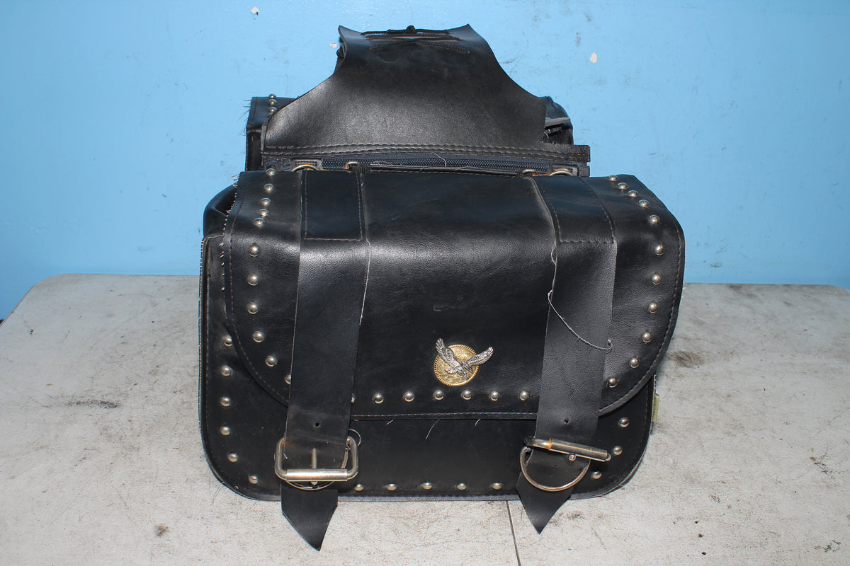 05-09 Suzuki Boulevard C50T VL800 Saddlebags Aftermarket Leather Storage Luggage