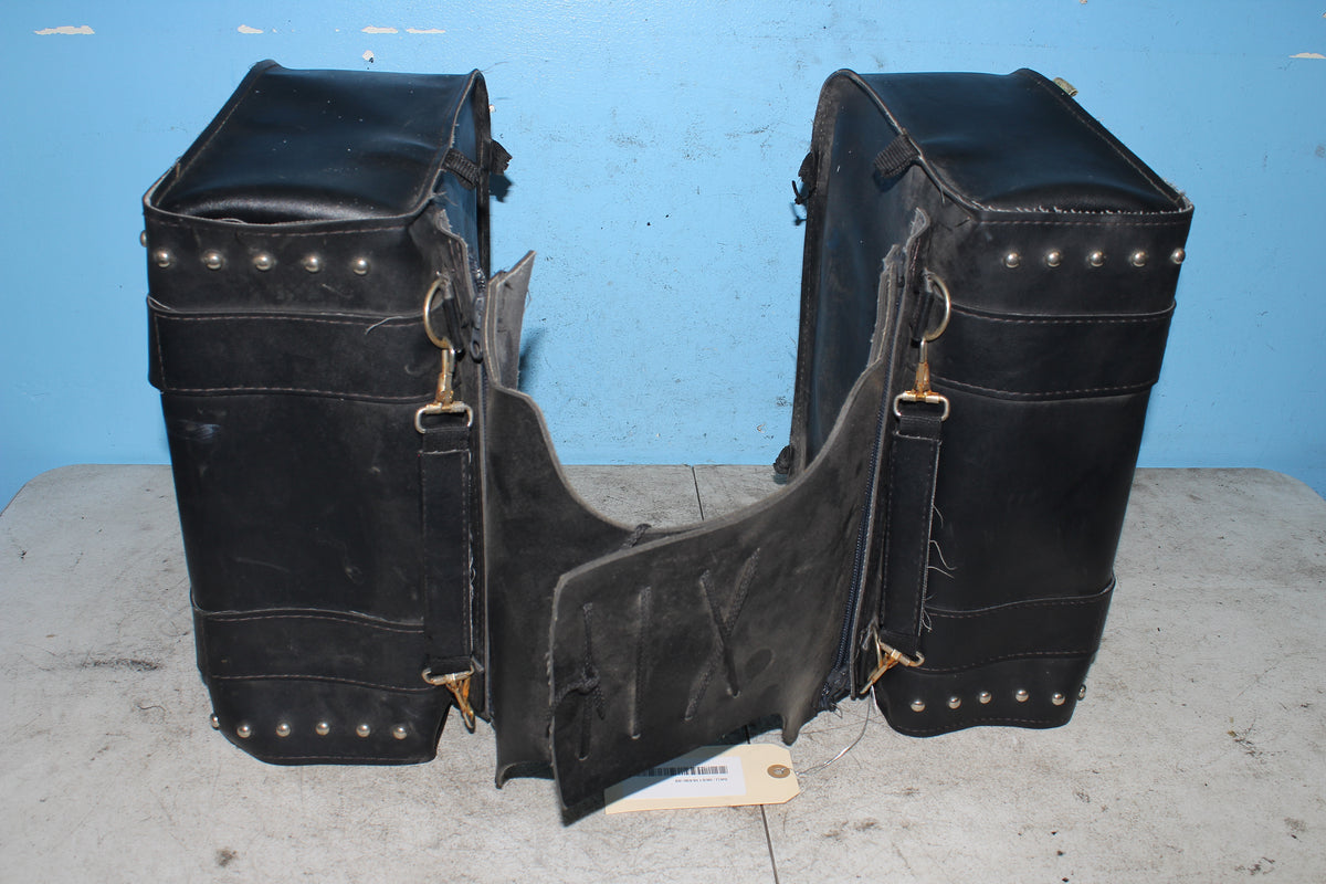 05-09 Suzuki Boulevard C50T VL800 Saddlebags Aftermarket Leather Storage Luggage