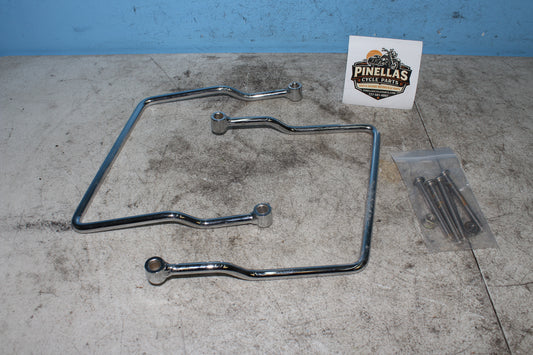 05-09 Suzuki Boulevard C50T VL800 Saddlebag Mount Brackets Left Right Luggage