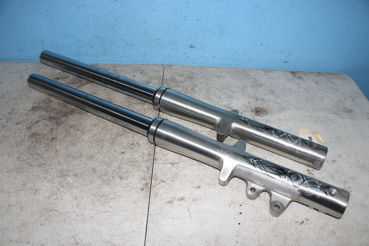 05-09 Suzuki Boulevard C50T VL800 Front Forks Left Right Tube Legs