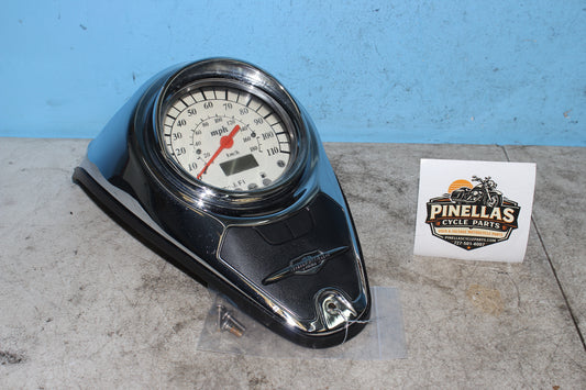 05-09 Suzuki Boulevard C50T VL800 Speedometer Gauge Cluster 15k Miles Bezel Dash