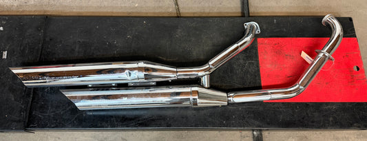 05-09 Suzuki Boulevard C50T VL800 Exhaust Muffler Header Pipe Chrome
