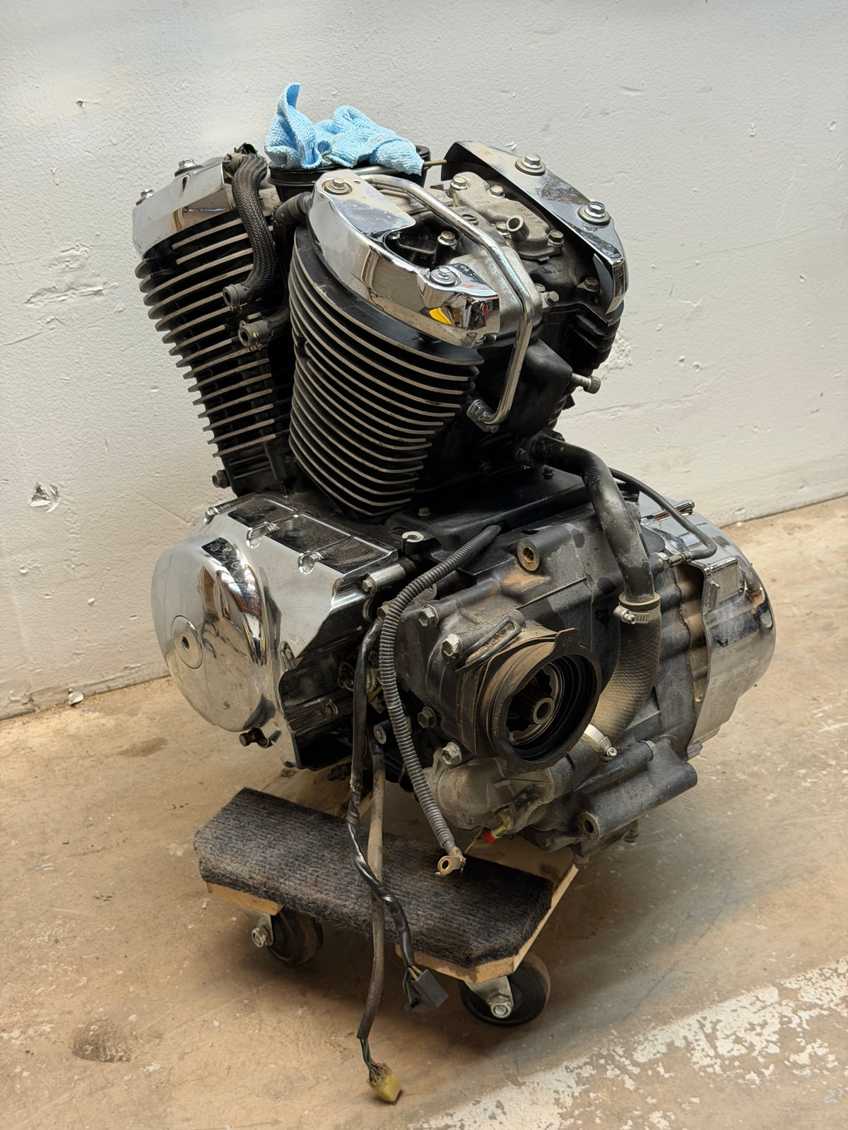 05-09 Suzuki Boulevard C50T VL800 Engine Motor Transmission 15k Miles *RUNS*