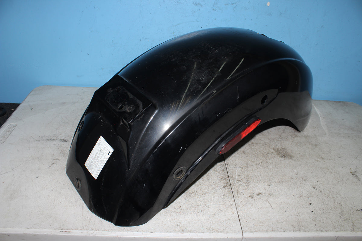 06-26 Kawasaki Vulcan VN900B Classic Rear Fender Wheel Cover Black 35023-0114