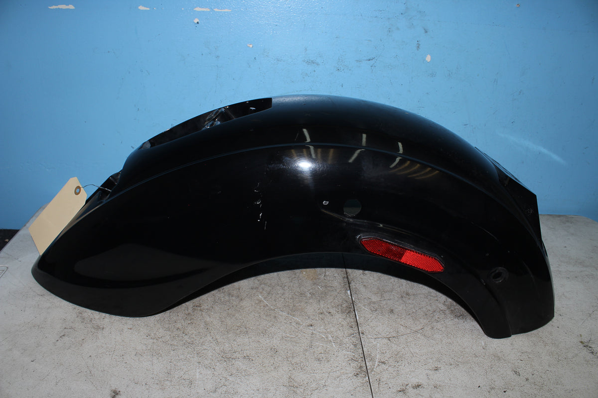 06-26 Kawasaki Vulcan VN900B Classic Rear Fender Wheel Cover Black 35023-0114